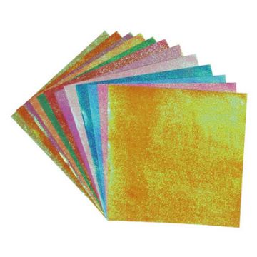 A4 Mixed Shimmering Paper Assorted Pack of 30