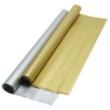 Metallic Tissue Paper Rolls Gold/Silver Pack of 24