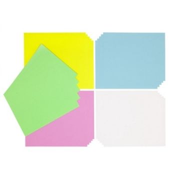 A4+ Cool Colours Poster Paper Sheets Assorted Pack of 100