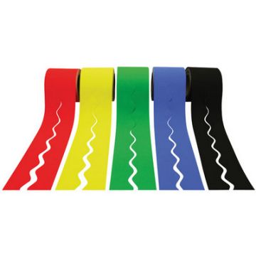 Scalloped Paper Border Rolls Assorted Pack of 5