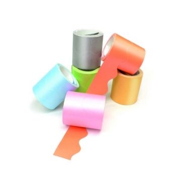 Pearlescent Card Border Roll Assortment Pack of 6
