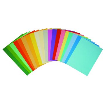 Vanguard Mounting Card Pack A4 380mic Assorted Pack of 240