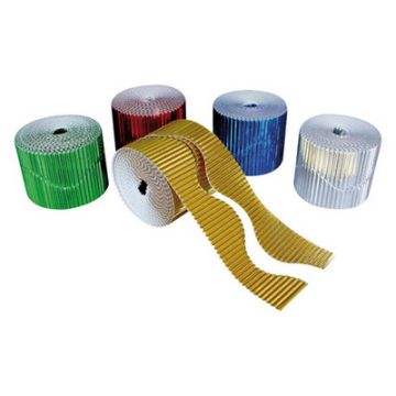 Wavy Metallic Corrugated Roll Assorted Pack of 5