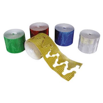 Crown Metallic Corrugated Roll Assorted Pack of 5