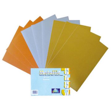 A4 Metallic Bronze Card 225gsm Pack of 20