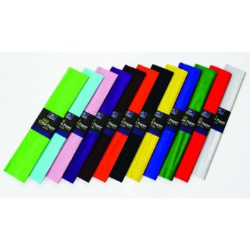 Bleed Crepe Paper Assorted Pack of 50