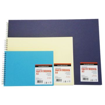 A3 Wire bound Sketchbook Violet Cover