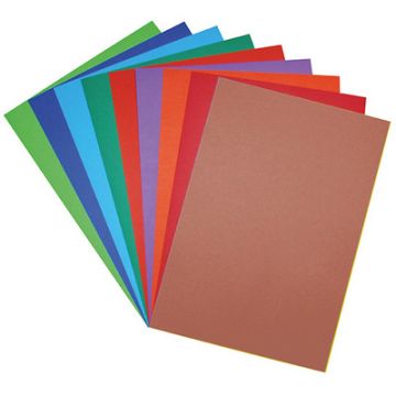 SRA2 Rothmill Coloured Card Brown Pack of 10