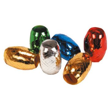 Metallic Curling Ribbon Assorted Pack of 6