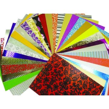 Bumper Metallic Textured Card A4 Assorted Pack 30