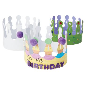 Decorate Your Own Crowns Pack of 24