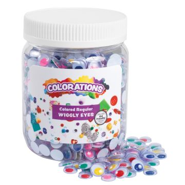 Coloured Wiggly Eyes Bulk Pack of