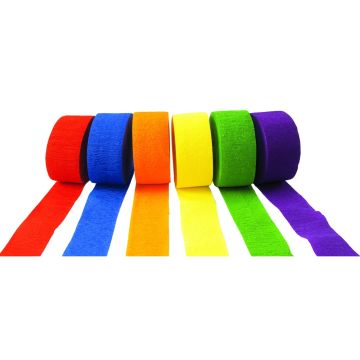 Crepe Paper Streamers Set of 6