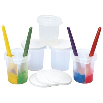5 Divided Paint Cups