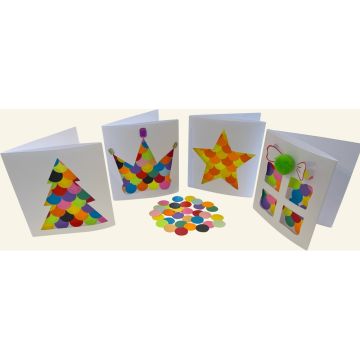 Christmas Mosaic Cards Pack of 30
