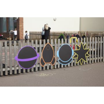 PVC Free Space Wall Chalkboard Pack of 4