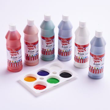 Ready Mixed Halloween Paint 600ml Pack of 6