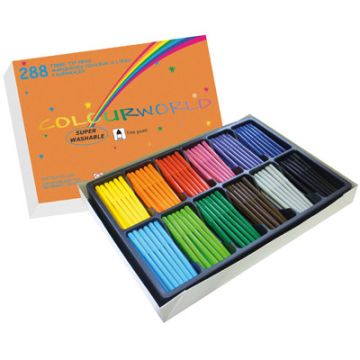 Colourworld Colouring Pens Assorted Colours Pack of 288