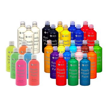 KCS Ready Mixed Paint 600ml Pack of 30
