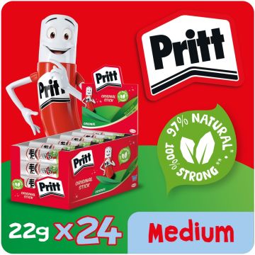 Pritt Glue Sticks 22g Pack of 24