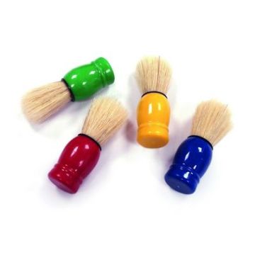 Extra Short Handle Hog Paint Brushes Pack of 4