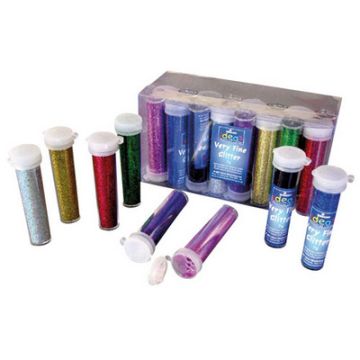 Glitter Tubes Assorted Pack 24