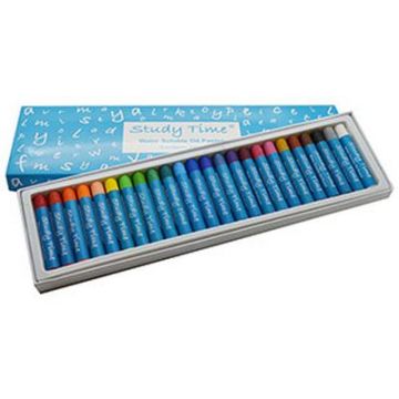 Jumbo Water Soluble Oil Pastels Assorted Pack of 24
