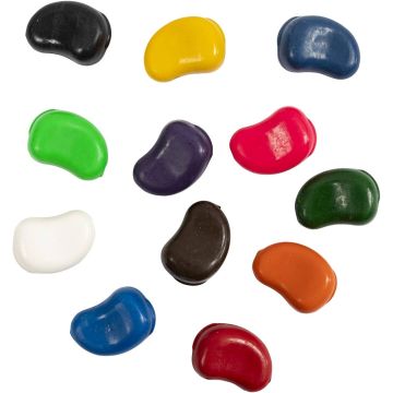 Crayon Beans Assorted Colours Pack of 12