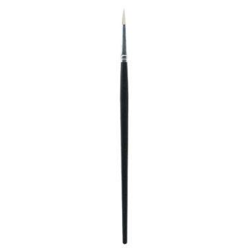 Synthetic Sable Paint Brushes 4 Black Pack of 10