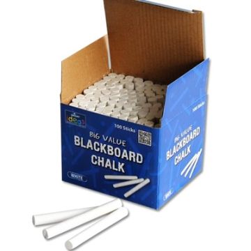 School Chalk White Box of 100