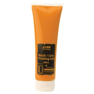 Block Printing Inks Orange 300ml