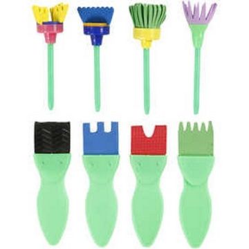 Eva Foam Paint Brushes Pack of 24