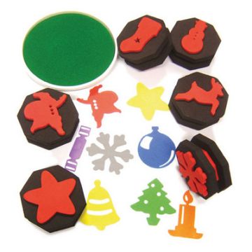Christmas Stampers Red/Green Set 6