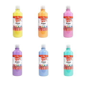 Ready Mixed Pastel Paint Pack of 6