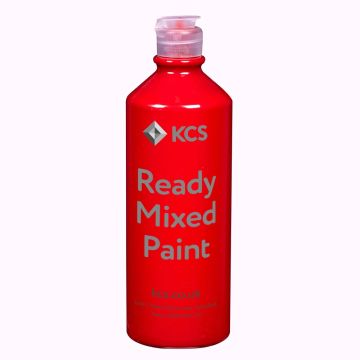 KCS Ready Mixed Paint Brilliant Red 600ml