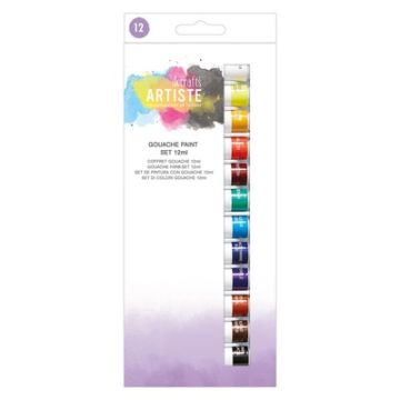 Daler Rowney Fine Art Gouache 12ml Assorted Pack of 12