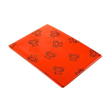 Red Patterned Splash Mat