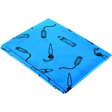 Blue Patterned Splash Mat