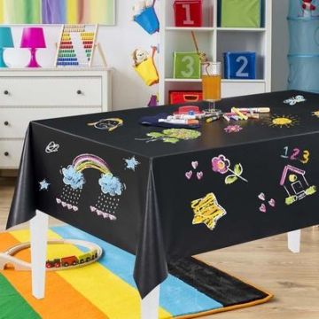 1 x 1.4m Chalkboard Table Cover