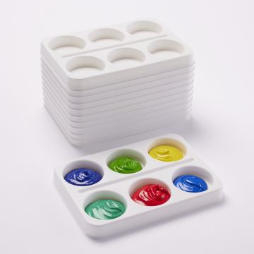 6 Well Paint Palette