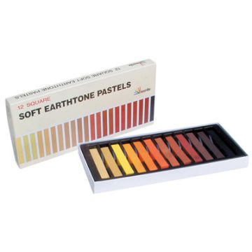 Soft Earthtone Pastels Assorted Pack of 12