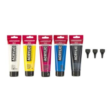 Amsterdam Acrylic Paint Pack of 5