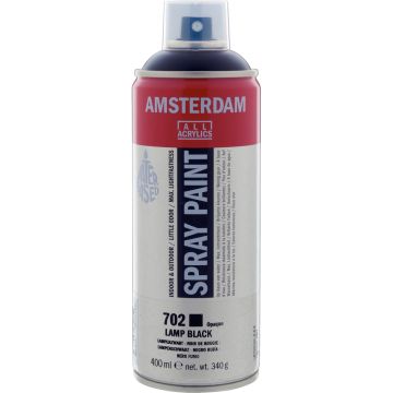 Amsterdam Spray Paint Lamp Black