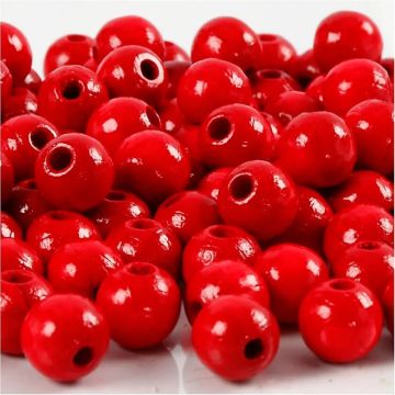 Wooden Beads Red