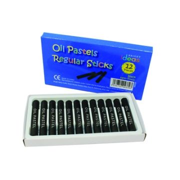 Regular Oil Pastels Black Box of 12