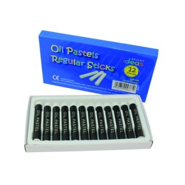 Regular Oil Pastels White Box of 12