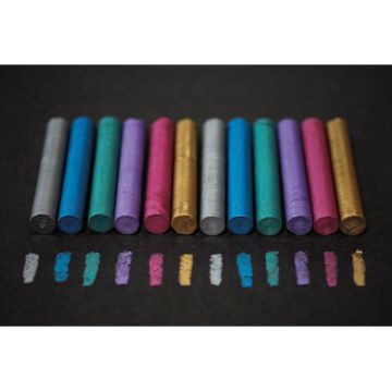 Jumbo Oil Metallic Pastels Assorted Colours Box of 12