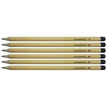 Drawing Pencils Grey Pack of 6