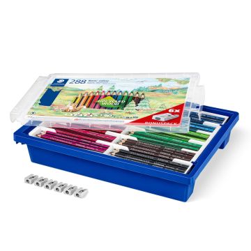 Staedtler Noris Colour Triangular Pencils Pack of 288