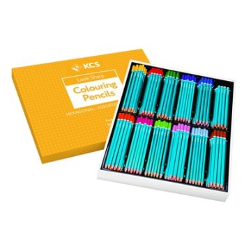 KCS Hexagonal Colouring Pencils Pack of 288